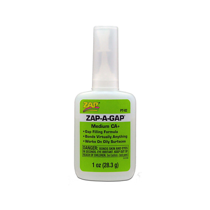 Zap Glue Zap-A-Gap Medium CA+ Glue, 1 oz - PAAPT02