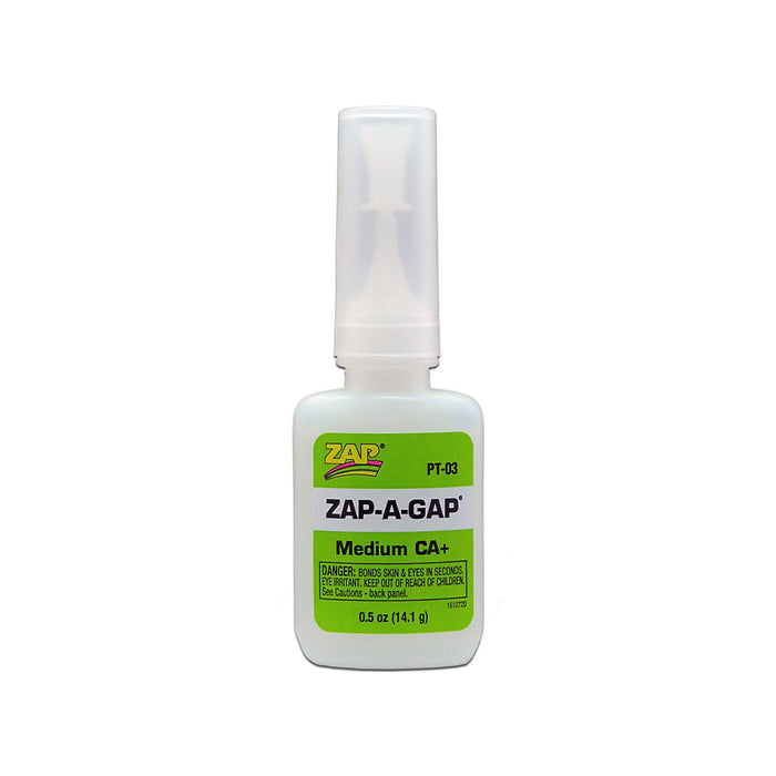 Zap Glue Zap-A-Gap Medium CA+ Glue, 1/2 oz - PAAPT03