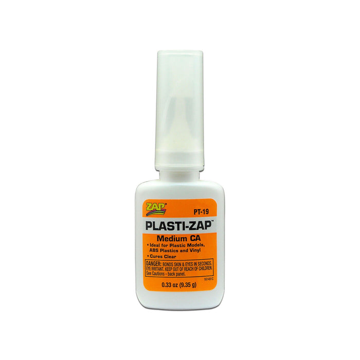 Zap Glue Plasti-Zap Medium CA Glue, 1/3 oz - PAAPT19