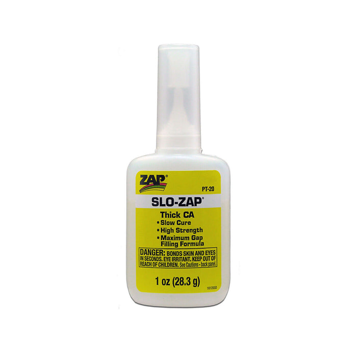 Zap Glue Slo-Zap Thick CA Glue, 1 oz - PAAPT20