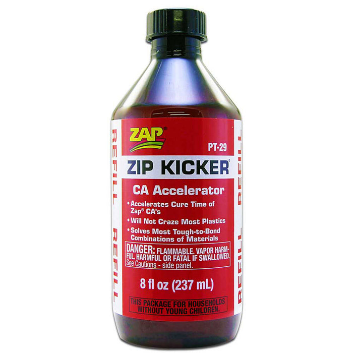 Zap Glue Zip-Kicker CA Accelerator Refill, 8 oz - PAAPT29