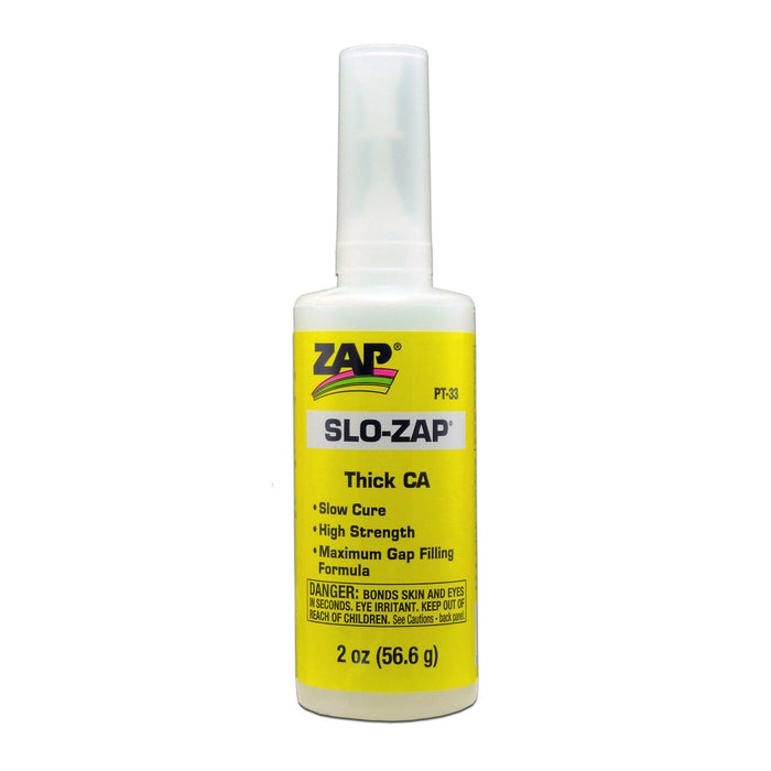 Zap Glue Slo-Zap Thick CA Glue, 2 oz - PAAPT33