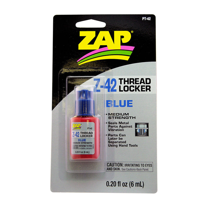 Zap Z-42 Blue Thread Locker 0.2oz Bottle - PAAPT-42