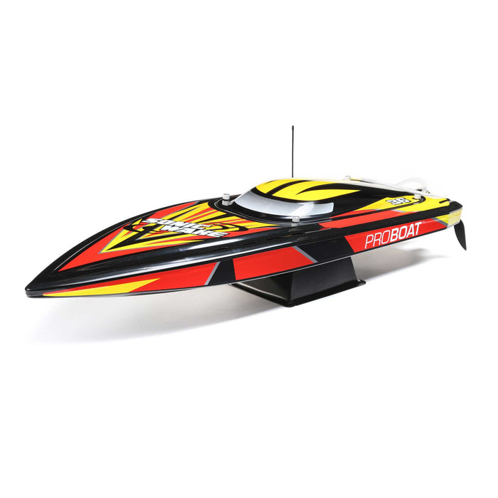 Pro Boat Sonicwake V2 36" Self-Righting Brushless Deep-V RTR, Black - PRB08032V2T1