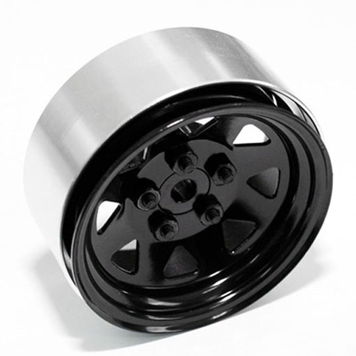 RC4WD 5 Lug Wagon 1.9 Stamped Beadlock Wheels, Black (2) - RC4ZW0129