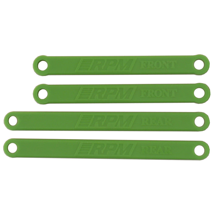 RPM Heavy Duty Camber Links, Green:  Electric Rustler, Stampede - RPM81264