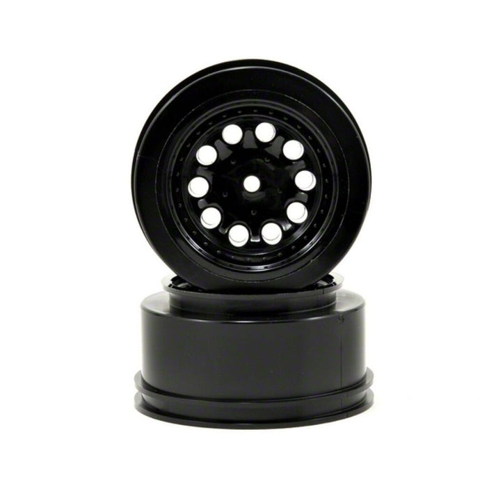 RPM 1/10 Revolver Front/Rear 2.2/3.0 Wheels, 12mm Hex, Black (2): Slash 4x4 - RPM82332