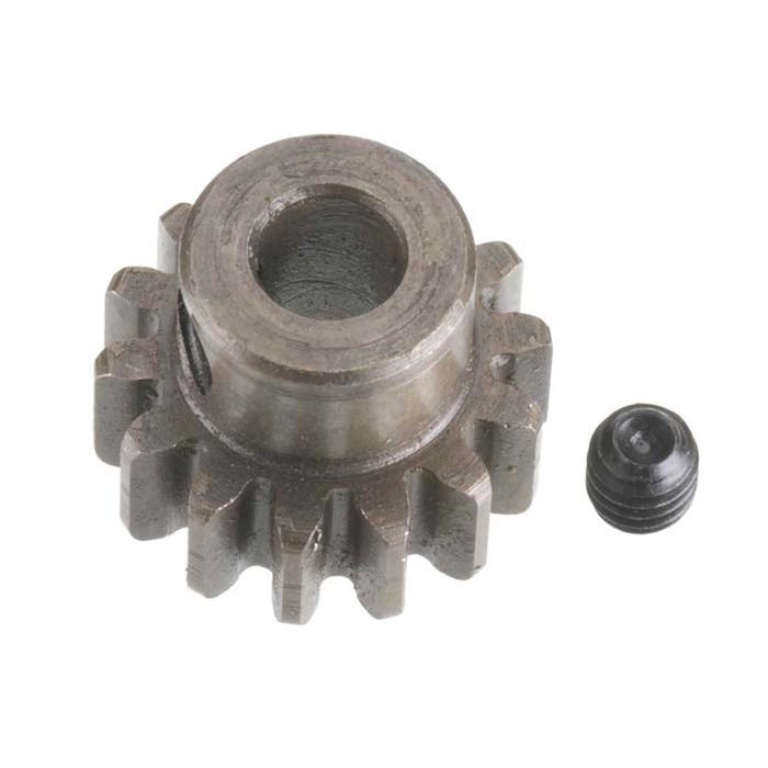 Robinson Racing Products Extra Hard Steel 5mm Bore 1 Module Pinion, 14T - RRP1214