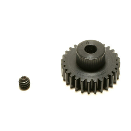 Robinson Racing Products 48P Hard Coated Aluminum Pinion Gear, 28T - RRP1328