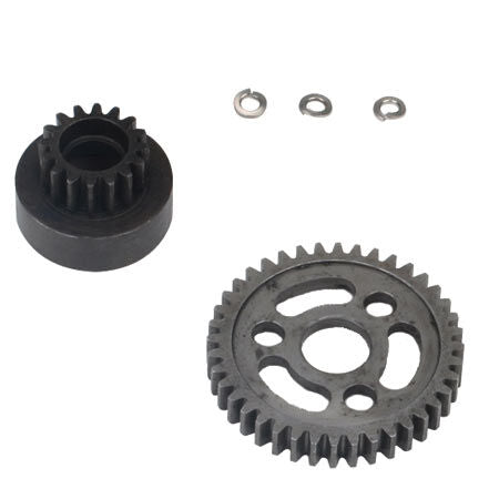 Robinson Racing Products Xtra-Hard 15T Clutchbell & 38T Spur: Revo - RRP8038