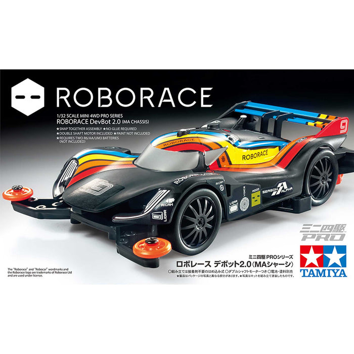 Tamiya America 1 32 Mini 4WD Roborace DebBot 2.0 MA Chassis - TAM18656