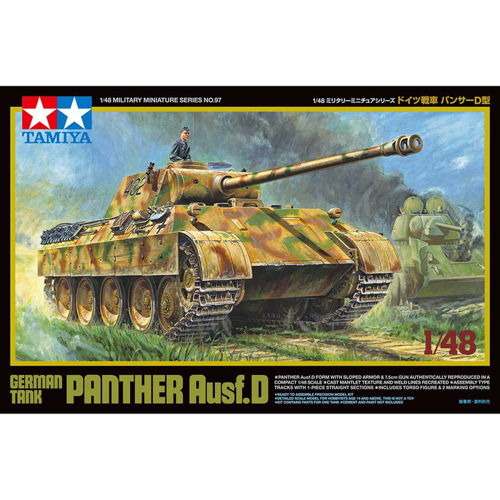 Tamiya America 1/48 German Tank Panther Ausf D - TAM32597