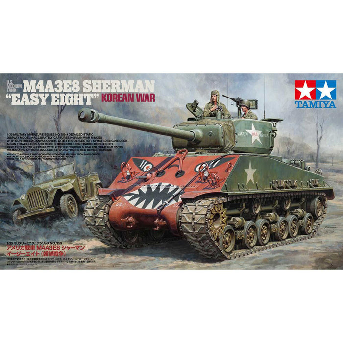 Tamiya America 1 35 US Tank M4A3E8 Sherman Easy Eight Korean War - TAM35359