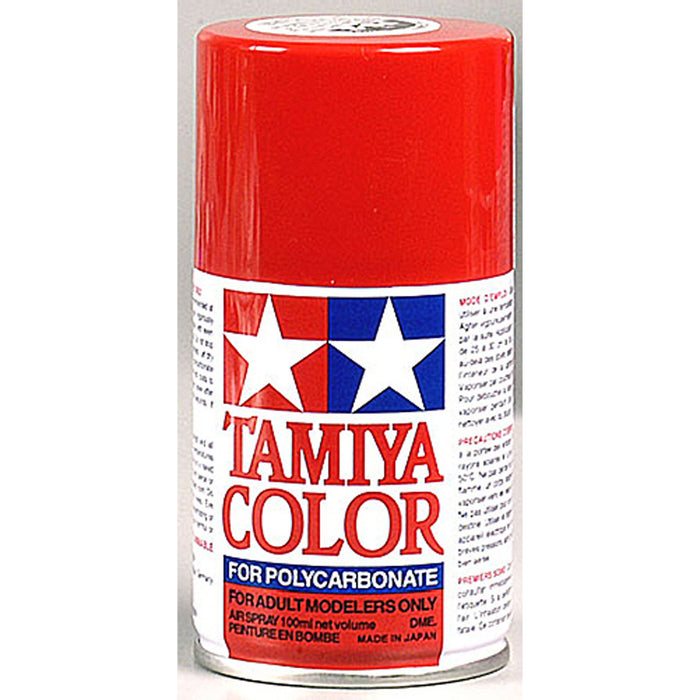 Tamiya Polycarbonate RC Body Spray Paint PS-2 Red - TAM86002