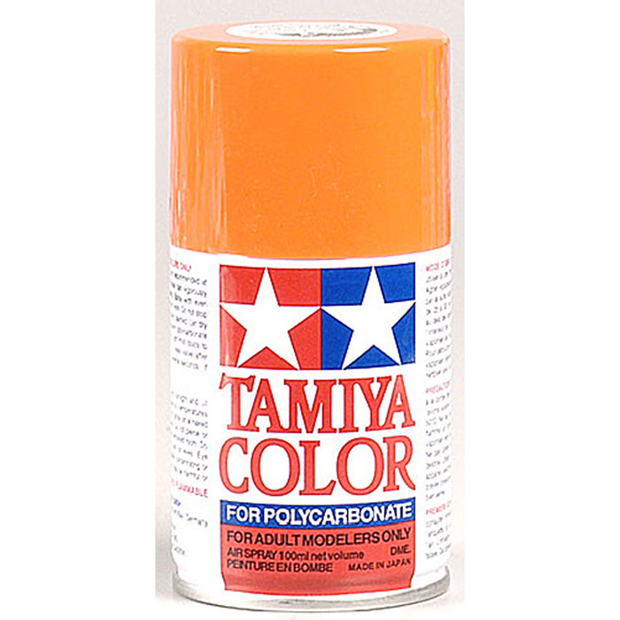 Tamiya Polycarbonate RC Body Spray Paint PS-7 Orange - TAM86007