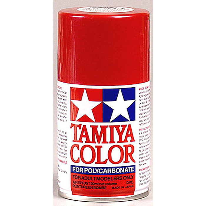 Tamiya Polycarbonate RC Body Spray Paint PS-15 Metallic Red - TAM86015