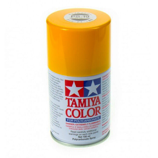 Tamiya Polycarbonate RC Body Spray Paint PS-19 Camel Yellow - TAM86019