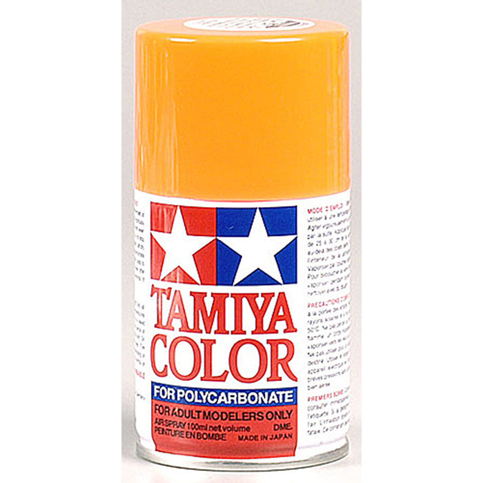 Tamiya Polycarbonate RC Body Spray Paint PS-24 Fluorescent Orange - TAM86024