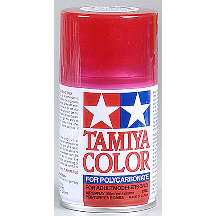 Tamiya Polycarbonate RC Body Spray Paint PS-37 Translucent Red - TAM86037