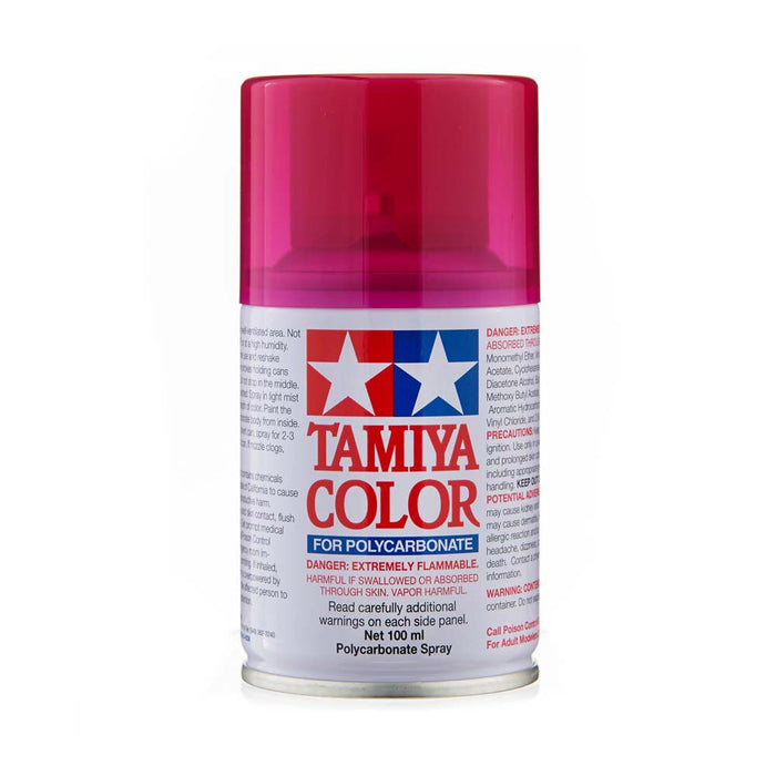 Tamiya Polycarbonate RC Body Spray Paint PS-40 Translucent Pink - TAM86040