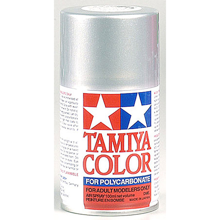 Tamiya Polycarbonate RC Body Spray Paint PS-41 Bright Silver - TAM86041