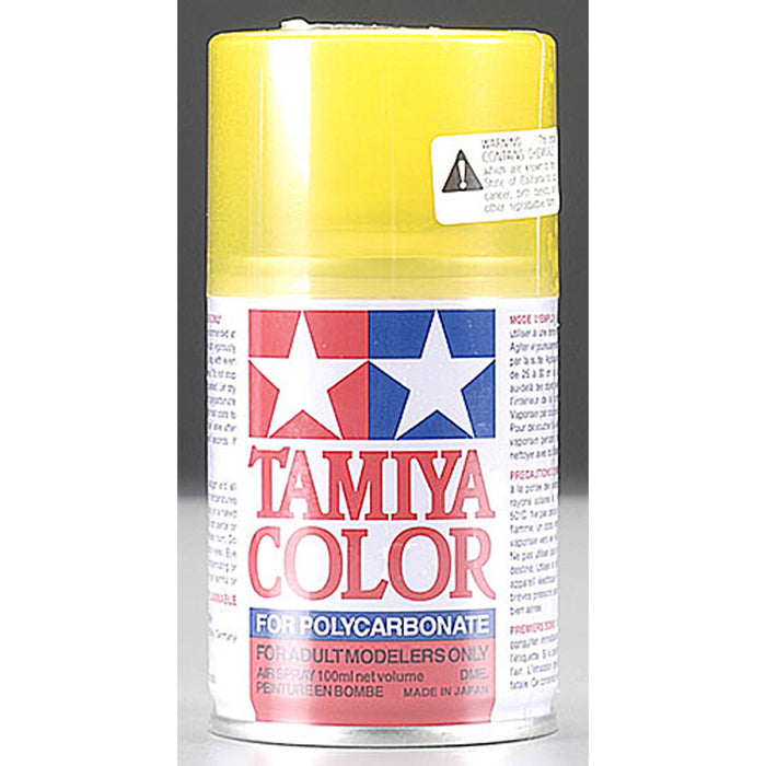 Tamiya Polycarbonate RC Body Spray Paint PS-42 Translucent Yellow - TAM86042