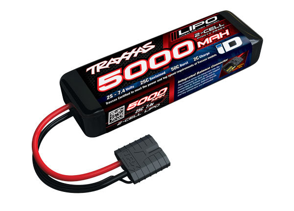 Traxxas 5000mAh 2S 7.4V 25C LiPo Short Battery - 2842X