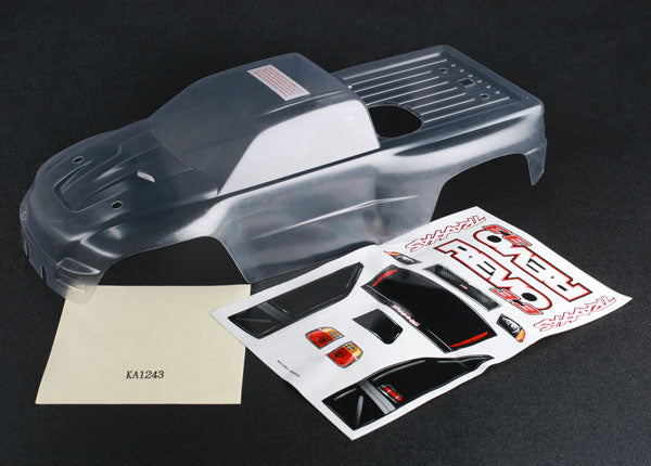 Traxxas Revo 3.3 Clear Body with Decal Sheet - 5387