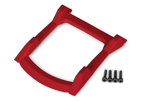 Traxxas Rustler 4x4 Roof (Body) Red Skid Plate - 6728R