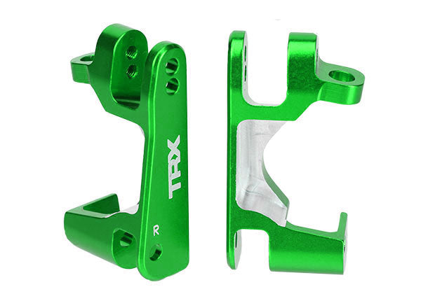 Traxxas Aluminum Left/Right Caster Blocks, Green - 6832G
