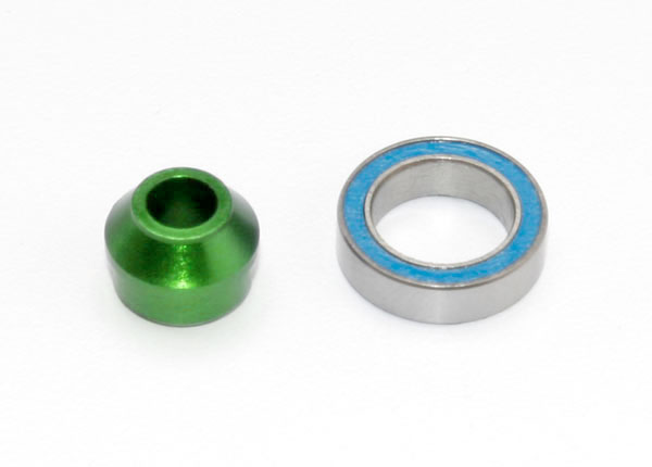 Traxxas Green-Anodized Aluminum Bearing Adapter - 6893G