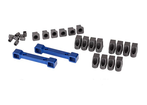 Traxxas Blue-Anodized Front/Rear Suspension Arms Mounts - 8334X