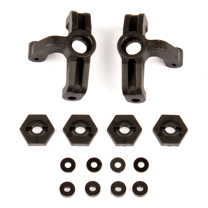 Team Associated Steering Blocks and Wheel Hexes for Reflex 14T or 14B - ASC21508