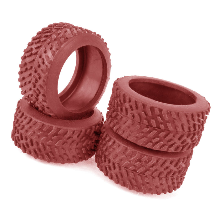 Team Associated NanoSport Pin Tires, Red  - ASC21606