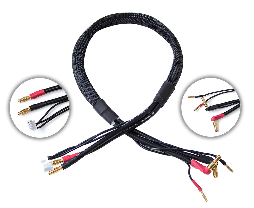 Team Associated Reedy 1-2S 4mm/5mm Pro Charge Lead - ASC27233