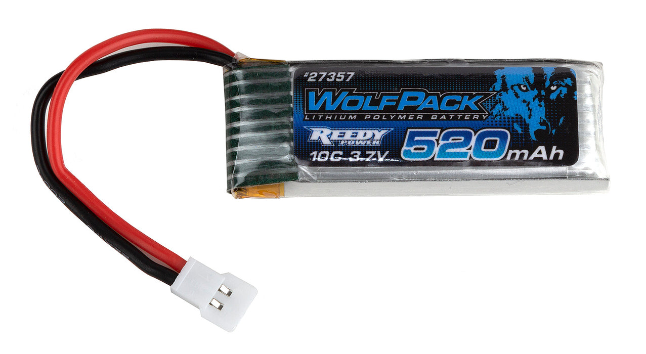 Team Associated WolfPack 520mAh 3.7V 10C LiPo Battery, for Enduro24 - ASC27357