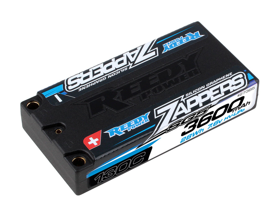 Reedy Zappers SG5 3600mAh 130C 7.6V LP Low Profile HV-LiPo Shorty Battery - ASC27385