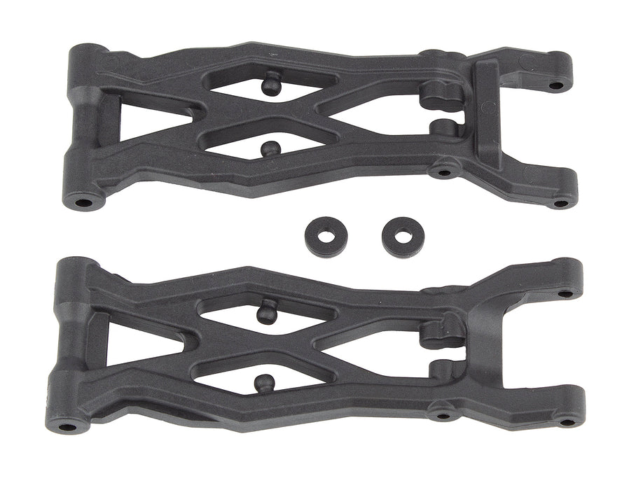Team Associated RC10T6.2 FT Rear Suspension Arms, Gull Wing, Carbon Fiber - 71141