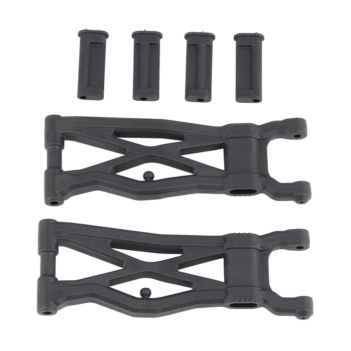 Team Associated RC10T6.1 Factory Team Rear Suspension Arms, Carbon Fiber - ASC71150