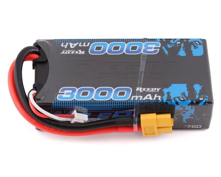 Team Associated Reedy Wolfpack LiPo 3000mAh 30C 7.4V Shorty Pack, XT60 - ASC760