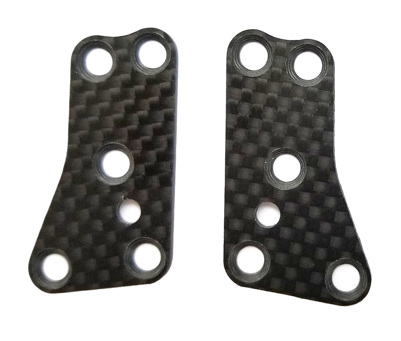Team Associated RC8B3.2 FT Front Upper Suspens Arm Inserts, Carbon Fiber, 1.2 - ASC81444