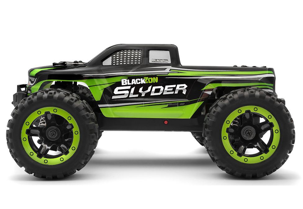 BlackZon Slyder 1/16th RTR 4WD Electric Monster Truck (Green) - BZN540100