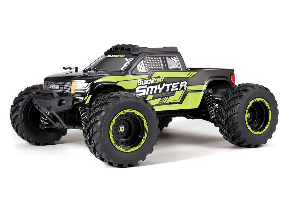 BlackZon Smyter 1/12th RTR 4WD Electric Monster Truck (Green) - BZN540110