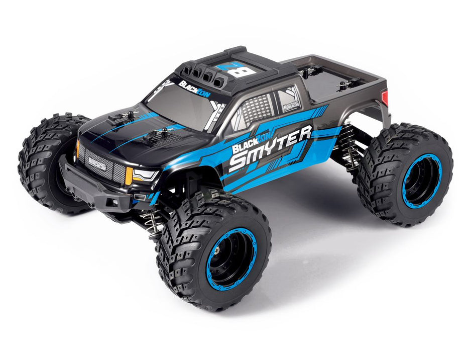 BlackZon Smyter 1/12th RTR 4WD Electric Monster Truck (Blue) - BZN540111