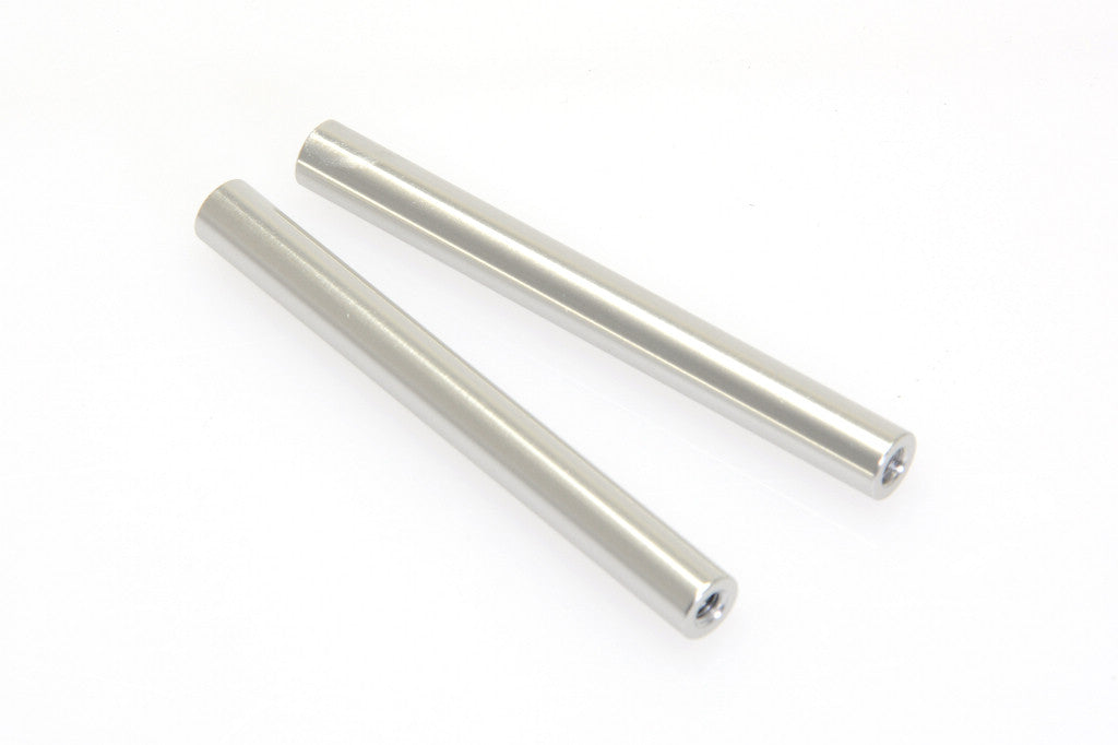 CEN Racing M3x57mm Threaded Aluminum Link (silver anodized) 2pcs - CEGCD0301