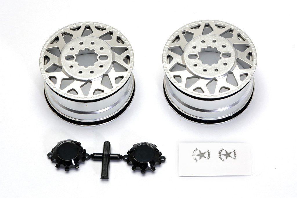 CEN Racing American Force H01 CONTRA Wheel (Silver with Black Cap) - CEGCD0602