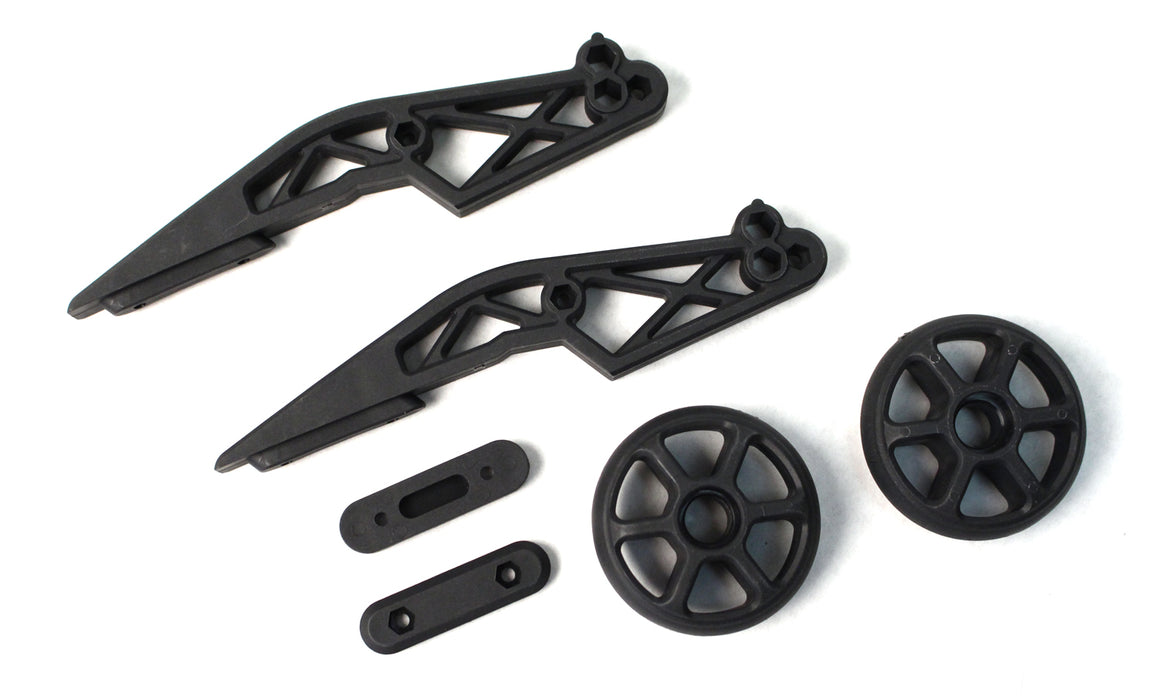 CEN Racing Reeper Wheelie Bar Plastic Parts(Bracket 2pcs,Wheel 2pcs) - CEGCKR0502