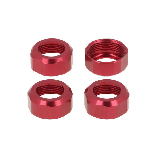 CEN Racing Shock Cap, Red Anodized (4)  - CEGCQ0109