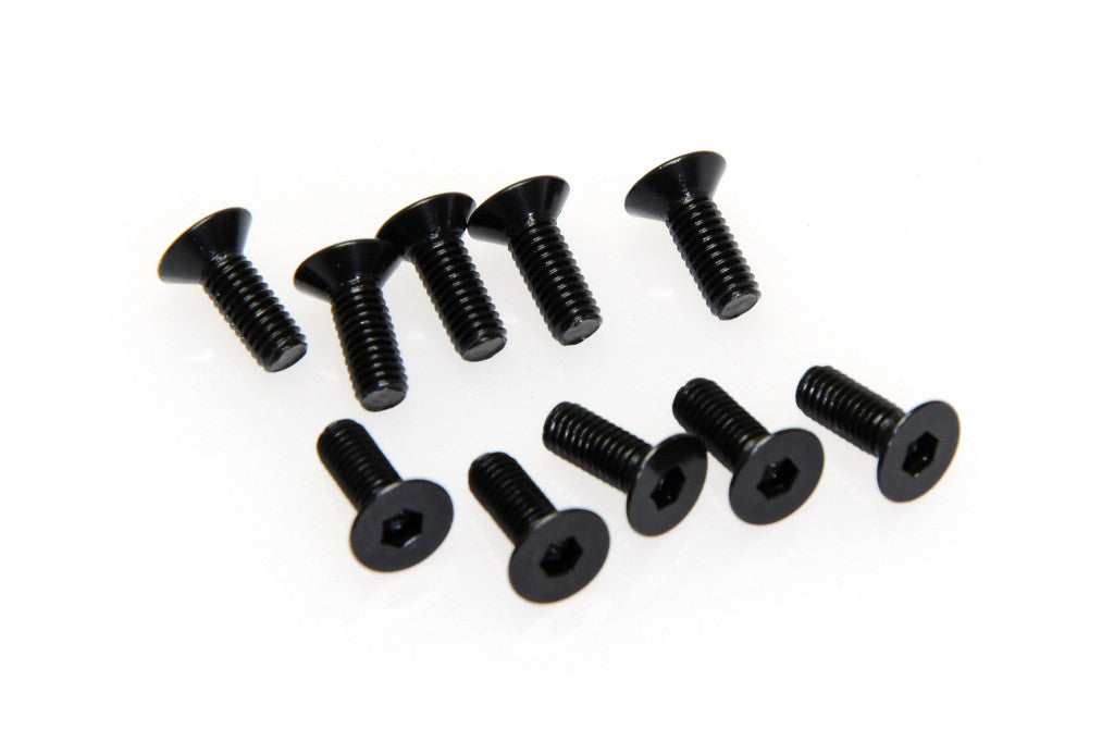 CEN Racing M3x8mm Flat Head Hex Socket Screw (10pcs) - CEGG36130