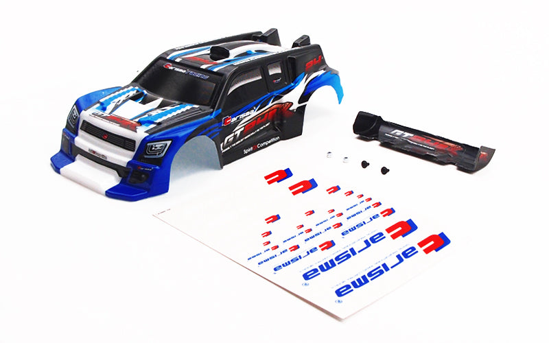 Carisma GT24R Painted and Decorates Rally Body (Blue) - CIS15646